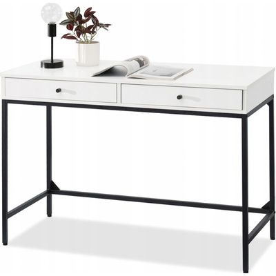 Mebel-Partner 110 x 48 x 76 cm, biely a čierny