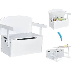 Costway Бюро, пейка и кутия за съхранение 3в1, Costway (HY10270WH)