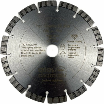 Atlas Quattro Laser diamantový řezný kotouč 180 mm QL180