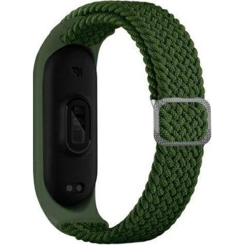 Beline Xiaomi Mi Band 7/6/5 текстилна каишка за часовник, зелена (5904422914127) (5904422914127)