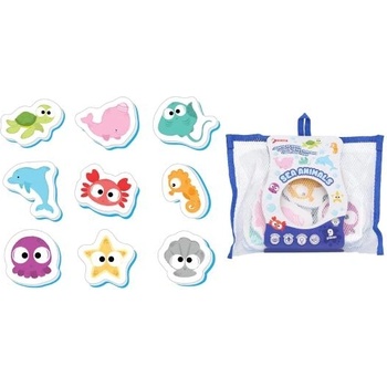 Wiky Играчки за вана пяна морски животни 9 бр