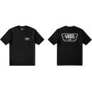 Vans KNU PATCH SS TEE Černá Bílá