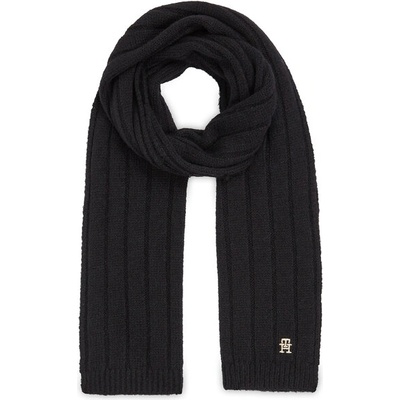 Tommy Hilfiger Зимен шал Tommy Hilfiger Th Timeless Scarf AW0AW15351 Black BDS (Th Timeless Scarf AW0AW15351)