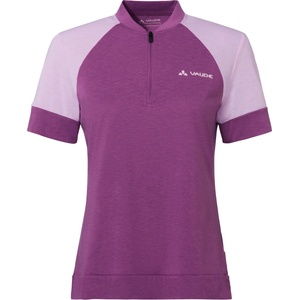 Vaude Дамска фланелка с къс ръкав за колоездене Vaude Women's Altissimo Q-Zip Shirt Cycling jersey - Magenta - размер 44 (EU) (156-1315-1815)