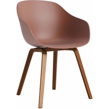 HAY AAC 222 Lacquered Walnut Veneer / soft brick