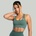 GymBeam STRIX Безшевен спортен сутиен Moss L
