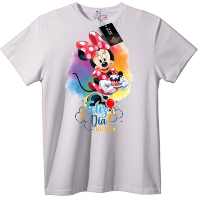 NOONEBRAND Тениска Minnie Mouse Детски празник - 2XL, Black