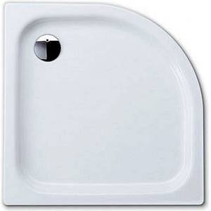 KALDEWEI Advantage - Четвърткръгла асиметрична душ-кабина „Zirkon 502-1, 75x90 см, бяла - душ-кабина, противоплъзгаща, без полистиролова основа 455630000001 (455630000001)