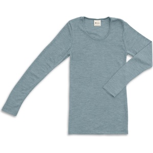 Engel Дамско копринено термобельо Engel Women's Undershirt L/S Merino base layer - Bergblau - размер 42/44 (EU) (114-0634-1313)