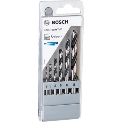 Bosch КОМПЛЕКТ 6 СВРЕДЛА ЗА МЕТАЛ bosch hss pointteq (3165140917643)