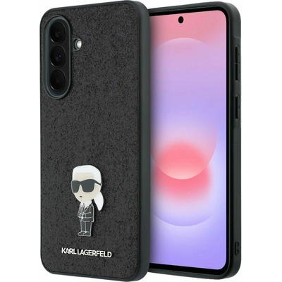 KARL LAGERFELD Fixed Glitter Metal Ikonik Задна Обвивка за Samsung Galaxy A37 Black Karl Lagerfeld | Cheren | МЪЖЕ | UNI