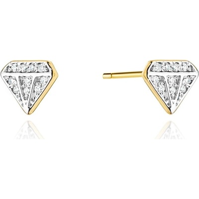 Blink-Blink Napichovacie náušnice DIAMANT s diamantami 3120ZDB