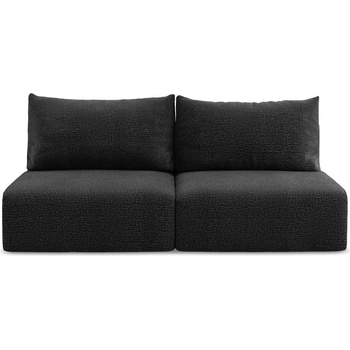 makamii Черен разтегателен диван с място за съхранение 216 cm Kalena - Makamii (KALENA_3SOF_38_P1_C9)