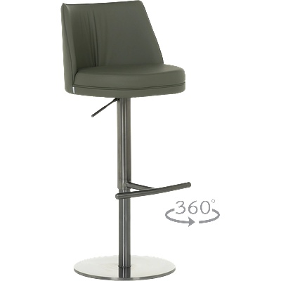 Carmen Бар стол kariba - черно-зелен bg (3521502)