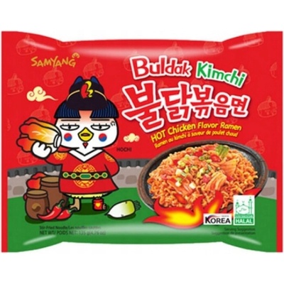 Samyang Buldak Kimchi Pálivý Kuřecí Ramen instantní nudle 140g – Hledejceny.cz