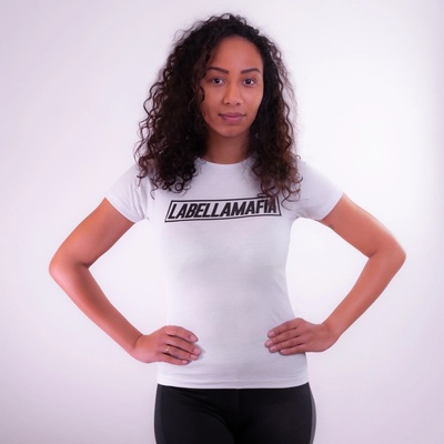 LABELLAMAFIA Dámske tričko Mesh White