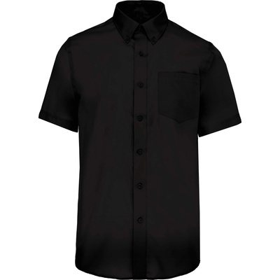 Kariban k539 / Мъжка риза с къс ръкав, която не се глади - черна xxxl (20k53900213)