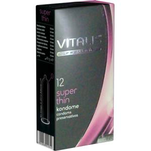 Vitalis Premium Single: Super Thin, 12 condoms
