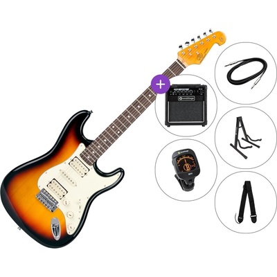SX SST62+ /HSH SET 2 3-Tone Sunburst Електрическа китара