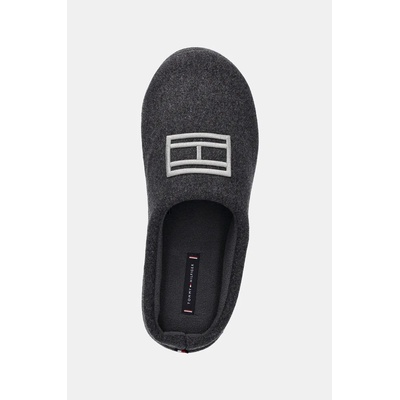 Tommy Hilfiger Пантофи Tommy Hilfiger FLAG WARM FELT HOUSE SHOE в сиво FM0FM05227 (FM0FM05227)