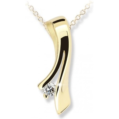 Cutie Diamonds prívesok zo žltého zlata s diamantom DZ6310 1796 40 00 X 1