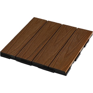 Inter Ceramic Декинг плочка Inter Ceramic - SS05TEAK, 30 x 30 cm, цвят Teak (SS05TEAK)