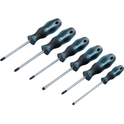 Makita E-10528 sada šroubováků 6ks (4xSL+2xPH+2xPZ)