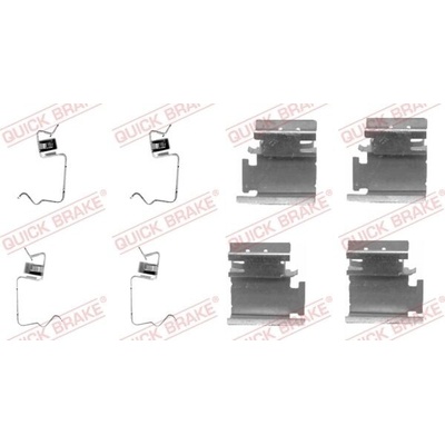 Sada příslušenství, obložení kotoučové brzdy QUICK BRAKE 109-1218