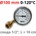 Watts - Италия TB100-100 0-120°C 1/2" Термометър със сонда 100mm (TB100100120)