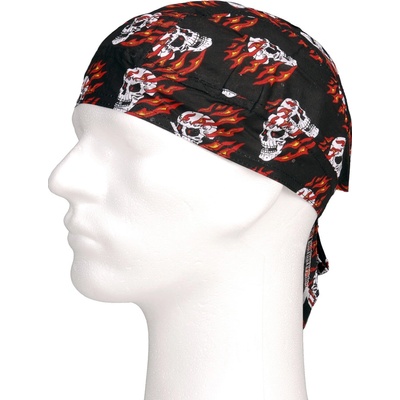 Headwrap Fostex Flaming Skull