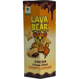 LAVA BEAR Хрупкави бисквити с какаов пълнеж 75гр