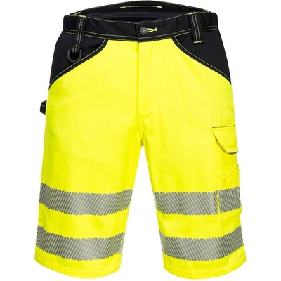PORTWEST PW3 Hi Vis Shortky PW348 Žltá Čierna