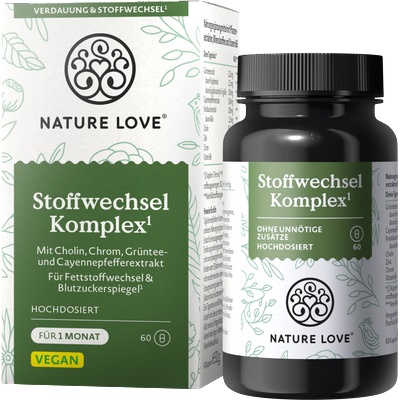 Nature love Метаболитен комплекс - 60 капсули