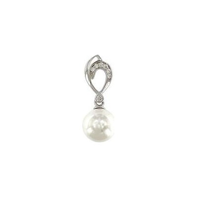 Infinitysilver Stříbrný přívěsek s perlou a zirkony A4462001