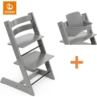 Stokke Tripp Trapp + Baby set Storm Grey