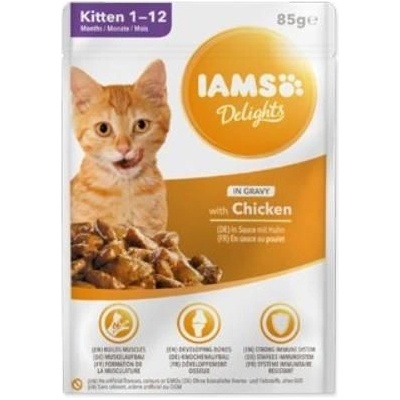 IAMS Cat Mačiatko Kura v omáčke 85 g