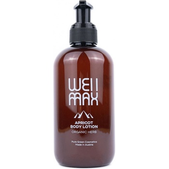 WellMax meruňka hydratační tělové mléko 250 ml