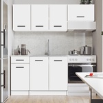 BWS Кухненска линия arlen 180 см бяла (ws0002)