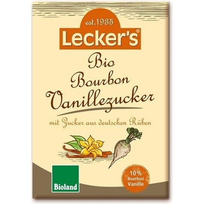 Lecker´s Vanilkový cukr s řepným cukrem 3x8g bio