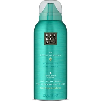 Rituals The Ritual of Karma Delicately Sweet Lotus & White Tea Body Lotion Mousse лосион за тяло унисекс 150 мл