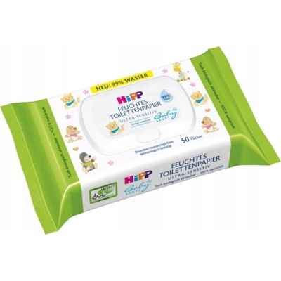 HiPP Babysanft Ultra Sensitive vlhčený toaletné papír 6 x 50 ks