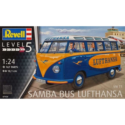 Revell VW T1 Samba Bus Lufthansa 07436 1:24