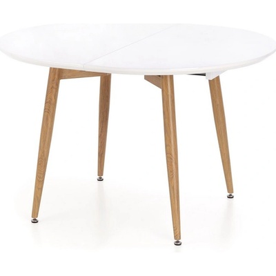 Rauman Jídelní stůl Kaliber, bílá / dub san remo