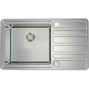 Alveus Мивка от неръждаема стомана Alveus Rando 50 Satin 87x51 см лява (1131207) Мивка за вграждане