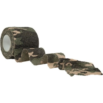MIL-TEC Páska ADHESIVE omotávací maskovací CAMO WOODLAND – Zboží Dáma
