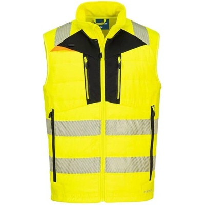 PortWest DX4 softshell vesta Hi-Vis Yellow/Black