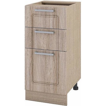 Image 1 of ИРИМ Долен кухненски шкаф с три чекмеджета Сити МФ-Сонома-02-77 40 см ляв