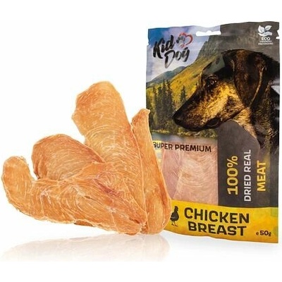 KIDDOG SUPER PREMIUM 100% kuraciecí prsa tenké plátky 50 g