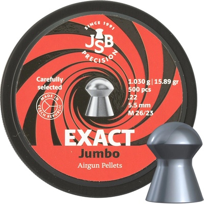 Diabolky JSB Exact Jumbo 5,5 mm 500 ks – Zboží Dáma