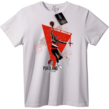 NOONEBRAND Тениска Clyde Drexler Trail Blazers - 5XL, Black